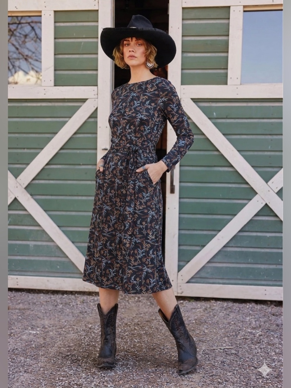 PACT NWOT Organic Cotton Midi Dress Plus Size